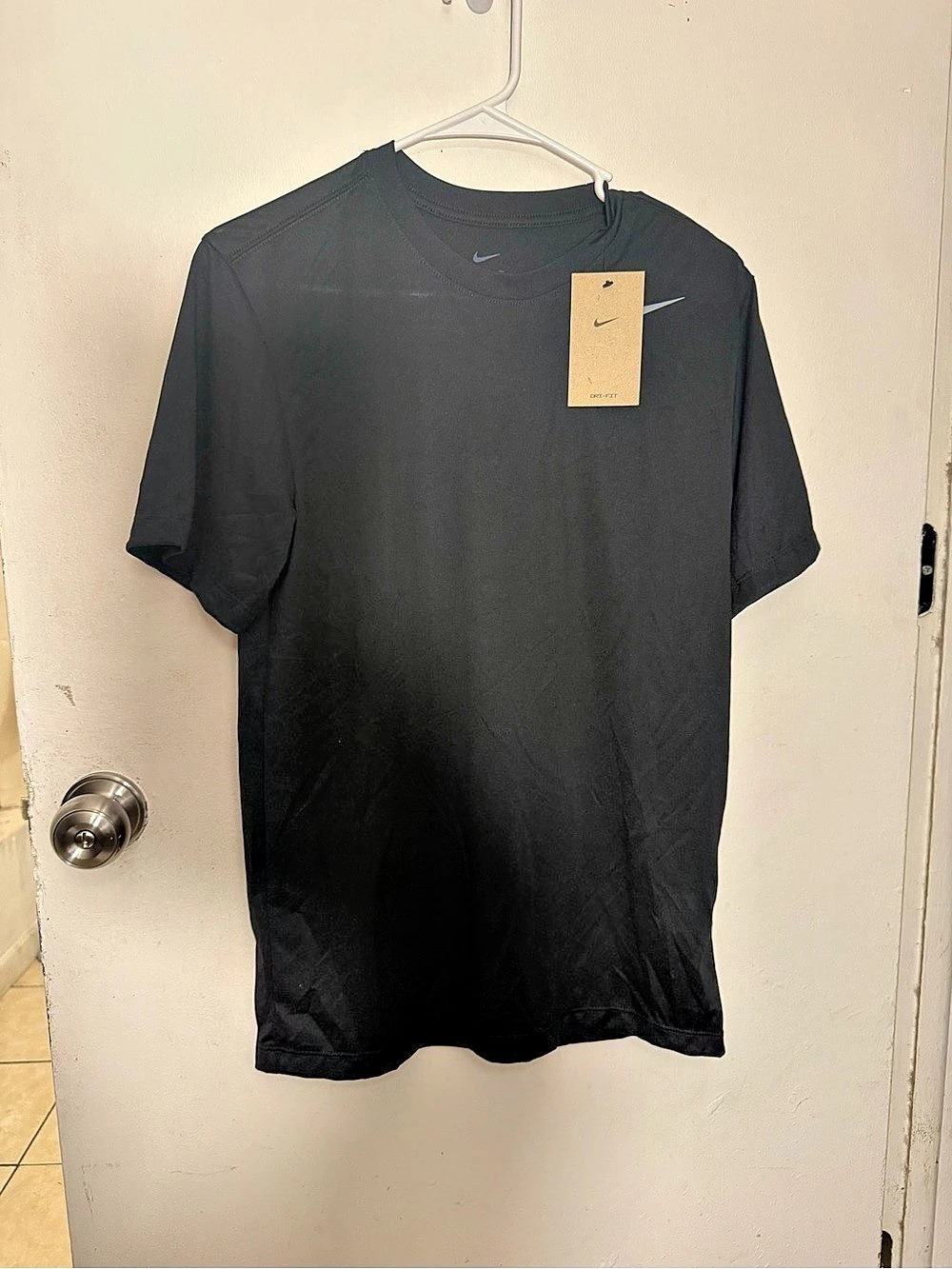 Nike Team Tee Short Sleeve Black Small NWT